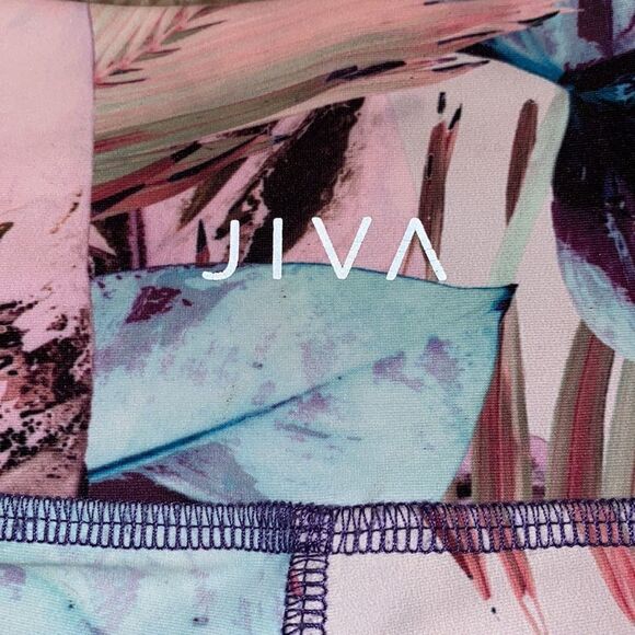 Jiva Active Leggings Tropical Pattern XS - Picture 4 of 13